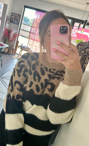 LEOPARD SWEATER