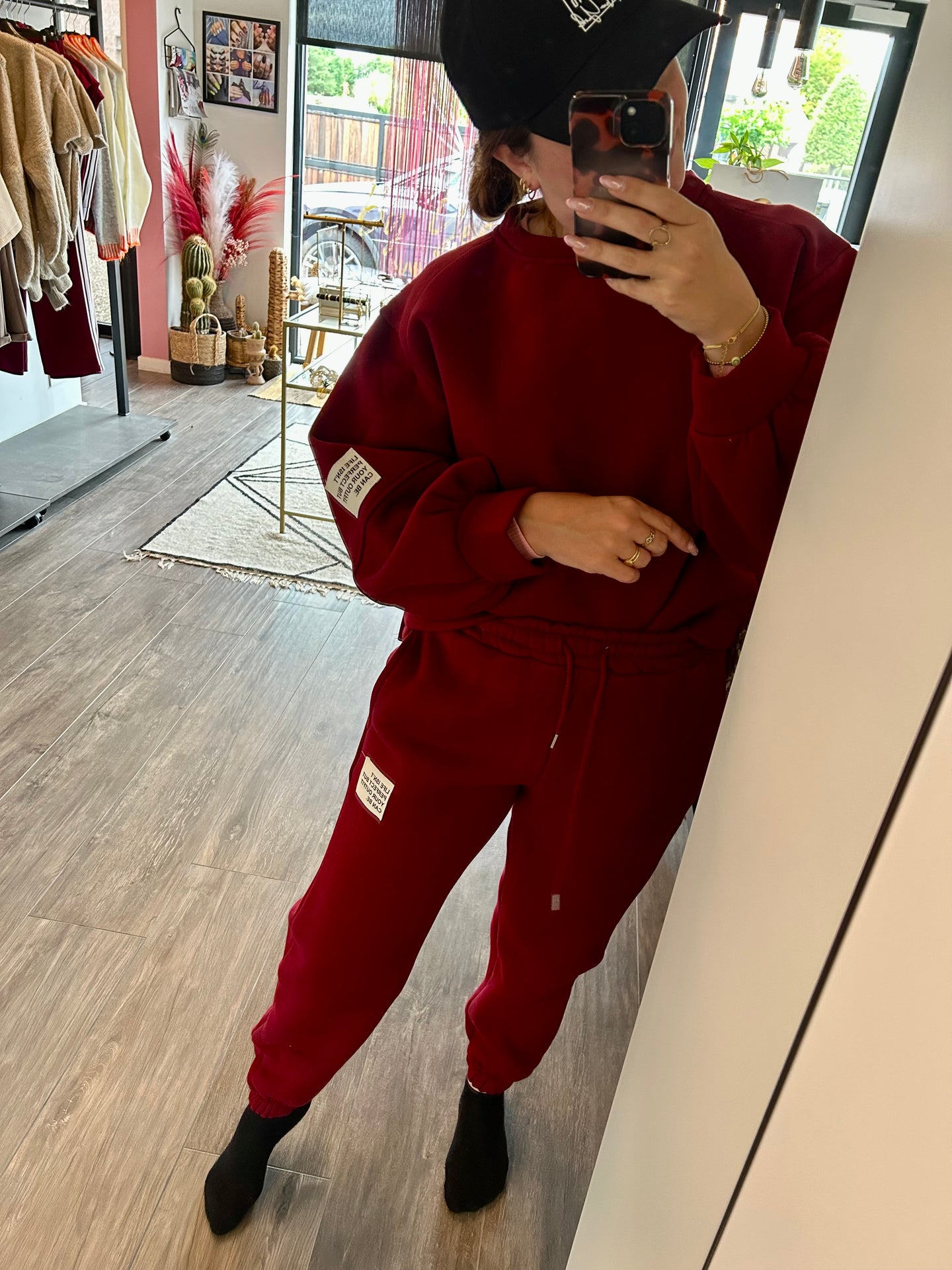 COMFY ERA SET / Burgundy