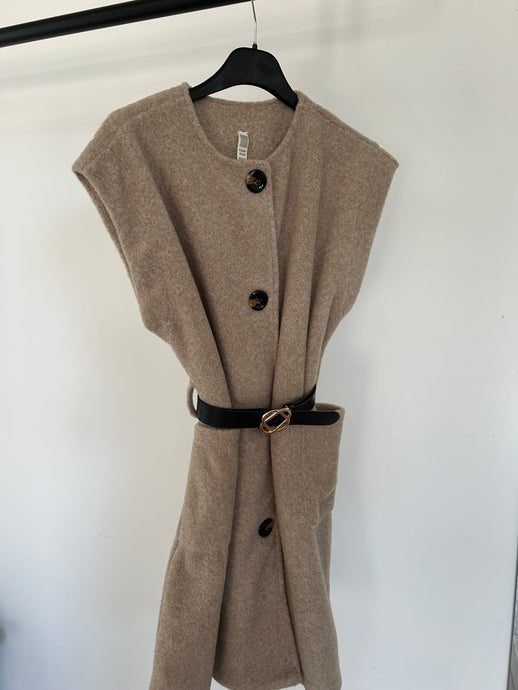 Cardigan with belt