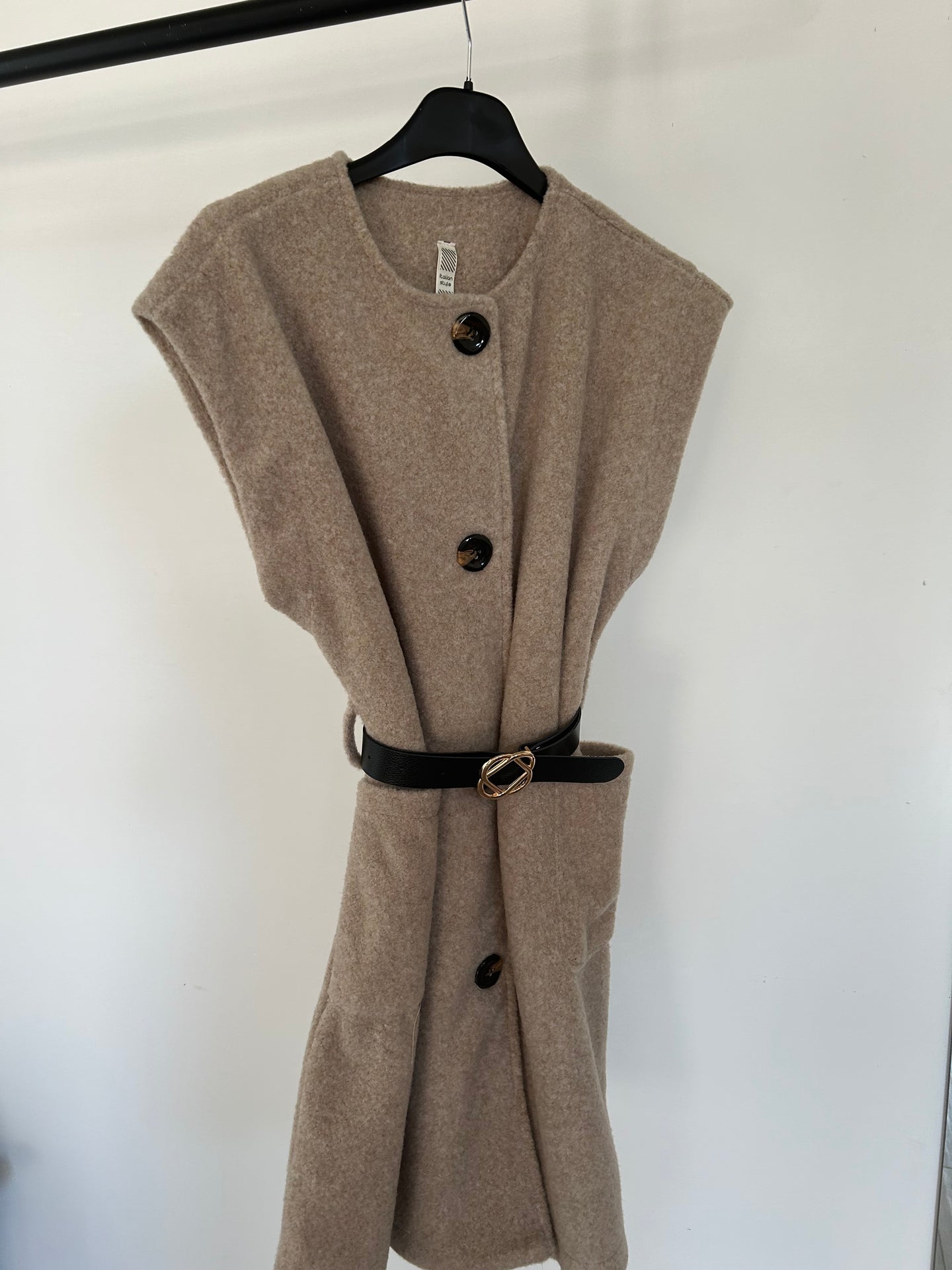Cardigan with belt
